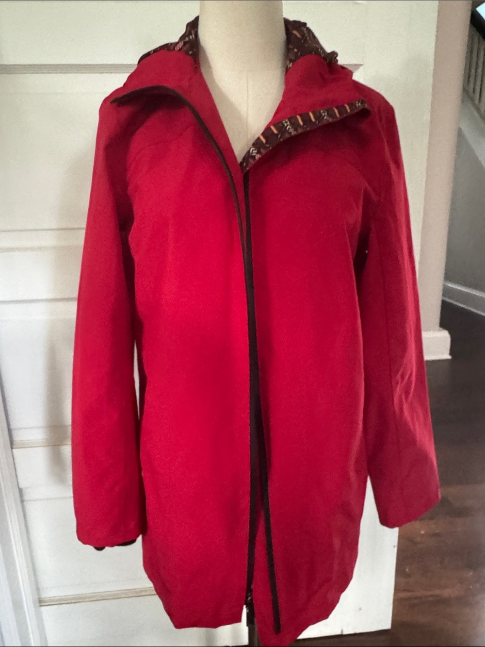 Pendleton Hooded Utility Jacket with patterned lining